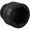 Dynamic 1" Drive Standard Socket, Black Phosphate, Tools 50MM X 1" Drive, 6 Point Standard Length D025050 - alternate 4